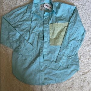 Ambercrombie & Fitch mint button up